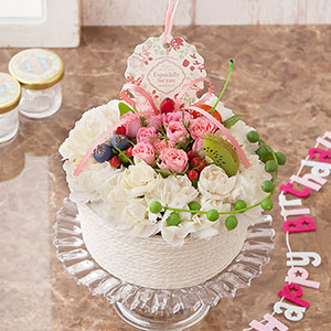 アレンジメント「フラワーケーキ〜Happy Anniversary〜」